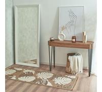 Nazar Tapis, Tapis Salon Nature Aspect Jute Chiné Motif Moderne Style Boho, Tapis pour Salon, Chambre, Terrasse, Exterieur, Couleur Naturelle (9062 Marron, 60x180 cm)