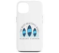 Nazare Big Wave Surfing Surf in Portugal Men Women Surfer Coque pour iPhone 13