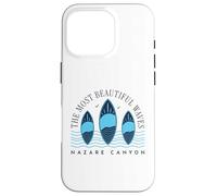 Nazare Big Wave Surfing Surf in Portugal Men Women Surfer Coque pour iPhone 16 Pro