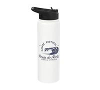 Nazaré Portugal Big Wave Surf Swell Chaser Stainless Steel Insulated Water Bottle