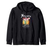 Nazare Portugal Vintage Surf Sweat à Capuche