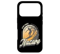 Nazare Surfing Waves in Portugal Big Surf Men Surfer Coque pour iPhone 17 Pro