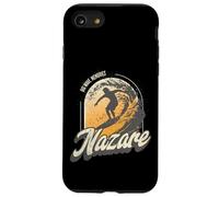 Nazare Surfing Waves in Portugal Big Surf Men Surfer Coque pour iPhone SE (2020) / 7/8