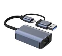 Nazaz Adaptateur Ethernet USB 3.0 vers RJ45 Gigabit 1000 Mbps, Compatible PC, Mac-Book, Ordinateur Portable, SW-itch, an-Droid TV Box, Remplacement Port Réseau, Compact et Solide en Aluminium