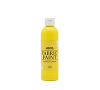 Nazca Colors Peinture Textile Jaune 250ml - Peinture Acrylique Permanent pour Tissu et Cuir idéal pour peindre Vêtements, T-shirts, Chaussures, Jeans, Sacs, Basket - Grand Pouvoir Couvrant