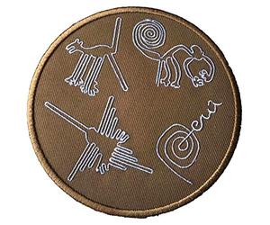 Nazca Lines Pérou Écusson brodé thermocollant ou à coudre pour extérieur Souvenir Voyage Vacation Parc National Adventure Explorer Wonders of The World Series Badge Application