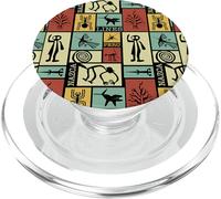 Nazca Lines - Pérou Geoglyphes Retro Box Œuvres d'art PopSockets PopGrip pour MagSafe