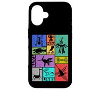 Nazca Lines | South America Ancient Astronaut Peru Geoglyphs Coque pour iPhone 16