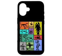 Nazca Lines | South America Ancient Astronaut Peru Geoglyphs Coque pour iPhone 16