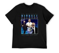 Naze Mr.Worldwide Homage T Shirt Men Womwn European and American Trend All-Match T-Shirt Male Fashion Print Short Sleeve Tees Black