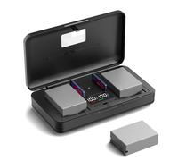 NB-10L (1200mA) Ensemble chargeur de batterie multifonction (comprenant deux batteries) compatible avec Canon G15, SX40HS, G16, SX50HS, G1X, SX60HS, G3X, PC1817, PC1518, PC1674, PC1680