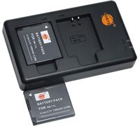 NB-11LH Lot de 2 batteries de rechange rechargeables et chargeur double compatible avec Canon PowerShot SX410 is, A3500, A4000 is, ELPH 110,340 HS,IXUS 265,132D,140,155,150,145