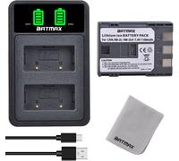 NB-2L Batterie et Chargeur pour Canon NB-2L NB-2LH HF R10,PowerShot G7 G9 S30 S40 S45 S50 S60 S70 S80 EOS 350D 400D HV30 HV40 DC300 HG10 IXDVY M3 DV55 DV3 FV M20 M30 M100 M200 M500