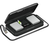 NB-7L NB7L Chargeur de Batterie-Chargeur de Batterie d'appareil Photo LCD Rapide Intelligent pour Canon Powershot G10 G11 G12 SX30 CB-2LZ Batterie de Rechange (Batterie Non Incluse)
