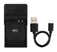 NB-9L USB Chargeur pour Canon IXUS 1000 HS, 1100 HS, 500 HS, 510 HS, IXY 1, 3, 50S, 51S, PowerShot ELPH 510 HS, 520 HS, 530 HS, PowerShot N, N2, SD4500 is Caméra et Plus