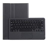 NB Clavier Bluetooth sans fil pour Huawei MatePad T10/T10s (modèle : AGR-L09 & AGR-W09 / AGS3-L09 & AGS3-W09) Housse de protection en cuir synthétique fin, clavier amovible & souris tactile