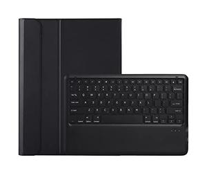 NB Coque Clavier pour Samsung T730/T736B, Housse en Simili Cuir pour Galaxy Tab S7 FE (12.4''), Folio Case avec Clavier Bluetooth Amovible pour Samsung Galaxy Tab S7 FE 12.4'' [SM-T730/SM-T736B]