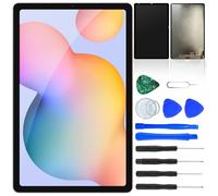 NB+ Écran tactile LCD de remplacement pour Samsung Galaxy Tab S6 Lite P610 P615 10.4 pouces 2020 LCD Display Unit Digitizer Avant Panneau en Verre Noir avec Outils