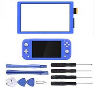 NB+ Écran tactile numériseur pour Nintendo Switch Lite 2019 - Pièces de rechange pour console de jeu Switch Lite avec kit d'outils de réparation non LCD (bleu)