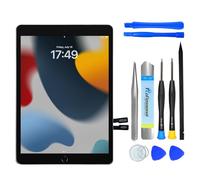 NB+ Écran Tactile pour iPad 9ème Génération 10.2” Écran de Remplacement 2021 Digitizer Adhésif Pré-installé,No Home Button(modèle:A2602 A2603 A2604 A2605 (Noir)