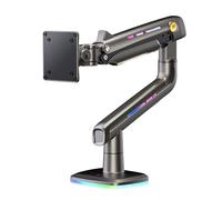 NB F5 Support Écran PC 32-60″ RGB - Bras Gaming Robuste, Ressort Mécanique, VESA 75x75 100x100, 2-20 kg, Rotation 360°, Support de Bureau pour Moniteurs Ultrawide et Incurvés