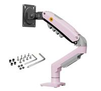 NB F80 XJ - Support de bureau avec ressort à gaz pour écrans LCD 17″- 30″ PINK