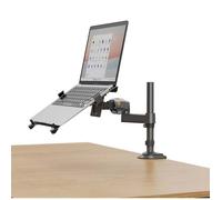 NB H100FP Support orientable robuste pour ordinateur 10-17 pouces graphite et noir