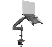 NB North Bayou Support Ordinateur Portable 10-17'', Support Ecran PC 17-30 Pouces, Charge Maximale de 9kg VESA 75/100 mm Laptop Stand H100-FP (Pistolet Gris)