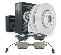 NB PARTS Disques de frein avant 288 mm pour Audi A4 B5 B6 B7 A6 C5 Seat Exeo Skoda