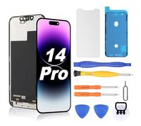 NB+ Replacement Screen for iPhone 14 Pro LCD Retina Full HD Display Digitizer with Fully Repair Tool Kits, Screen Protector, Waterproof Tape