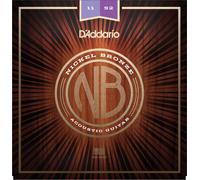 D'Addario Jeu de cordes folk NB1152 Nickel Bronze Custom Light 11-52