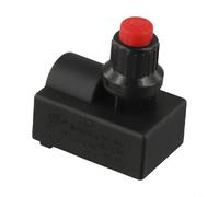 NB700C1 Allumeur électronique à impulsion à bouton poussoir avec fil pour chauffage de terrasse, feu à gaz et gril, pièce de rechange noire haute température