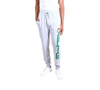 NBA Active Basic Soft Terry Pantalon de Jogging pour Homme avec Logo de l'équipe Gris chiné Taille L