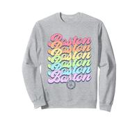 NBA Boston Celtics Pride Stack Rainbow Pastel Sweatshirt