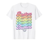 NBA Boston Celtics Pride Stack Rainbow Pastel T-Shirt