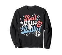 NBA Dallas Mavericks 4th of July Red White & Ballin' Sweatshirt
