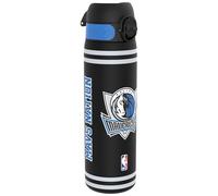 NBA Dallas Mavericks Gourde, 500ml, Anti-Fuite, Facile à Ouvrir, Verrouillage Sécurisé, Lavable en Lave-vaisselle, Sans BPA, Poignée de Transport, S'adapte aux Porte-gobelets, Facile à Nettoyer