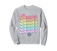 NBA Denver Nuggets Rainbow Pride Stack Couleurs Pastel Sweatshirt
