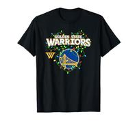 NBA Golden State Warriors Christmas Tangled Lights T-Shirt