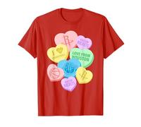 NBA Houston Rockets Saint-Valentin Candy Hearts T-Shirt