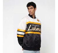 NBA L.A. Lakers Team Color Head Coach Light Weight Satin Jacket noir XL