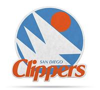 NBA Los Angeles Clippers NBA Rétro Coupe Fanion Couleur de l'équipe 45,7 x 45,7 cm