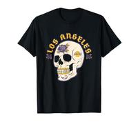 NBA Los Angeles Lakers Dia De Los Muertos Team Sugar Skull T-Shirt