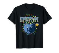 NBA Memphis Grizzlies Éclairage de Noël Vacances T-Shirt
