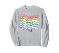 NBA Memphis Grizzlies Rainbow Pride Stack Pastel Sweatshirt