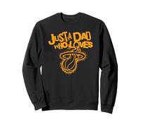 NBA Miami Heat Fête des pères Just A Dad Who Loves Sweatshirt