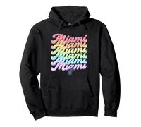 NBA Miami Heat Pastel Rainbow Pride Stack Sweat à Capuche