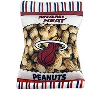 NBA Miami Jouet couineur en peluche fine pour chien et chat - Jouet en peluche pour chiens et chats avec couineur intérieur et beau nom de l'équipe de baseball