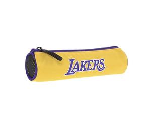 NBA - Mini Trousse de Rangement Officielle NBA, légère et compacte, avec Fermeture à glissière Pratique, idéale pour Stylo, Crayons, Papeterie, 20 x 6 x 6 cm