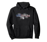 NBA Minnesota Timberwolves American Flag Distressed Paint Sweat à Capuche